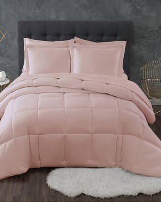 Truly Calm Antimicrobial Down Alt Blush 3Pc Comforter Set