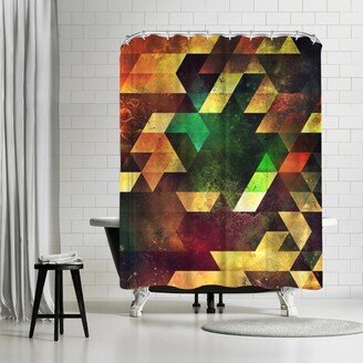 71 x 74 Shower Curtain, tryxyl mythyd by Spires