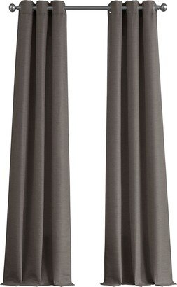 Tribeca Home Raw Faux Silk Textured Curtain Panel Pair, 38 x 96