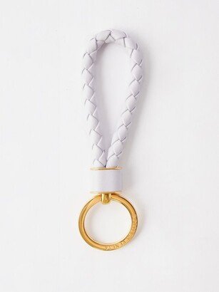 Intrecciato-leather Key Ring