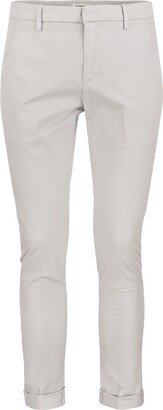 Mid-Rise Straight Leg Trousers-AS