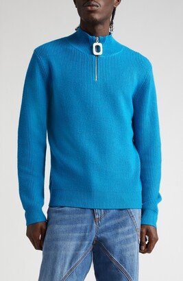 Quarter Zip Wool Sweater