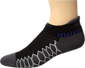 Silver (Black/Carbon) Crew Cut Socks Shoes