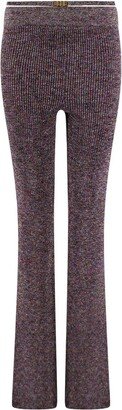 Flared Knitted Trousers