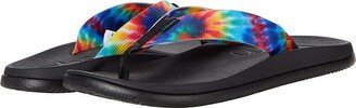 Chillos Flip (Dark Tie-Dye) Women's Shoes