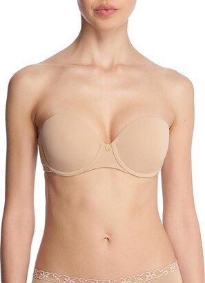 Pure Luxe Strapless Contour Underwire (Cafe) Women's Bra