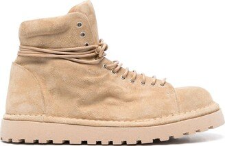 Lace-Up Suede Boots-AF