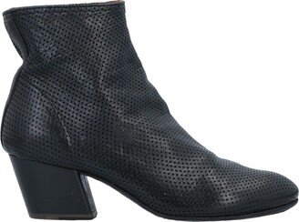 OPEN CLOSED SHOES Ankle Boots Black