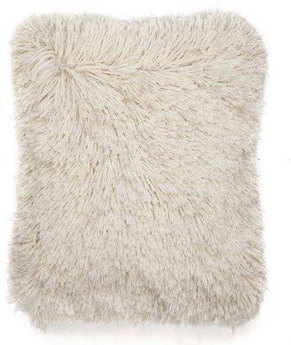 Ella Shaggy Faux Fur Decorative Pillow, 20 x 20