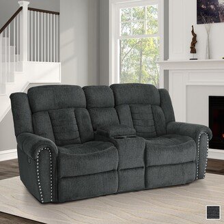 Fremont & Park Neleh Double Reclining Loveseat with Console