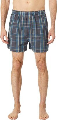 Woven Boxer (Guitar Plaid) Men's Underwear