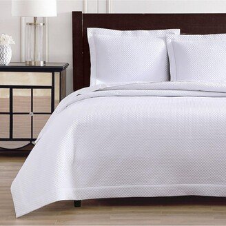 Bebejan Pure Parima Diamond Quilted Egpytian Cotton Coverlet Set Full/Queen Size