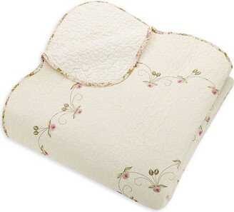 Modern Heirloom Felisa Floral Embroidered King Bedspread