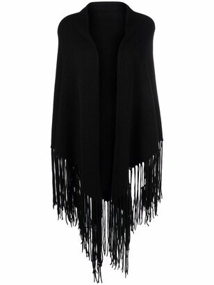 Fringed Cashmere Cape