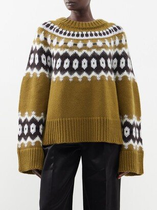 Halo Fair Isle-jacquard Cashmere-blend Sweater