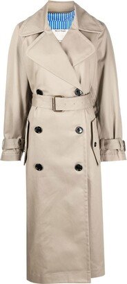 Belted Double-Breasted Trench