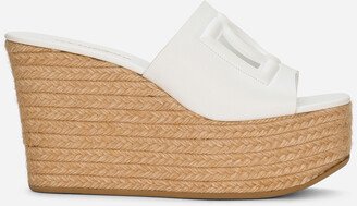 Calfskin wedge