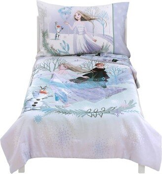 4pc Frozen 2 'Royally Cool' Toddler Bed Set