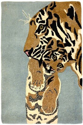 STUDIO MALEKI Tiger & cub rug