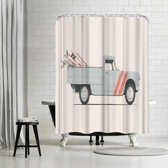 71 x 74 Shower Curtain, Pickup by Florent Bodart