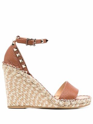 espadrille Rockstud wedge sandals