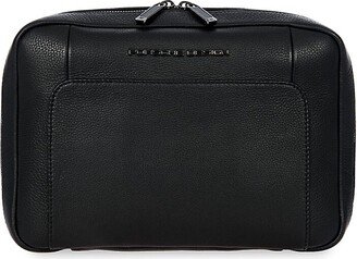 Large Roadster Leather Washbag