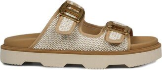 Open Toe Slip-On Sandals-AG