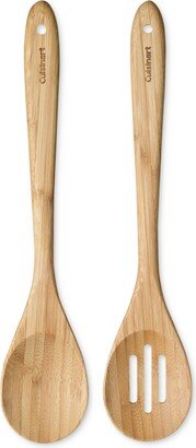 GreenGourmet Bamboo Serving Spoons, Set of 2