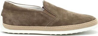 Round Toe Slip-On Sneakers-AJ