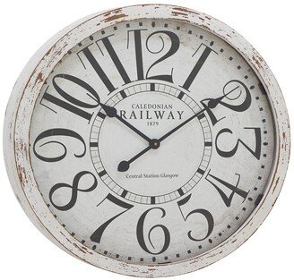 SONOMA SAGE HOME White Vintage Vintage Wall Clock