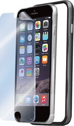 Celly Rubberize Edges Bumper case for iPhone 6 with Screen Protector - Black