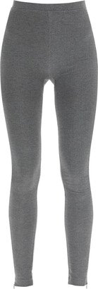 zippered cuffs leggings