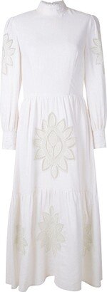 Mandacaru linen midi dress