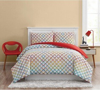 Happy Plaid Comforter Set