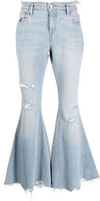 x Levi's low-rise flared jeans