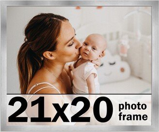 CountryArtHouse 21x20 Frame Stainless Steel Silver Picture Frame - Modern Photo Frame