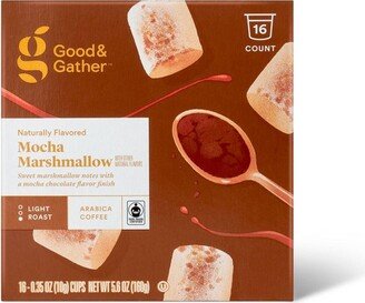 Naturally Flavored Mocha Marshmallow Light Roast Ground Coffee Single Serve - 16ct - Good & Gather™