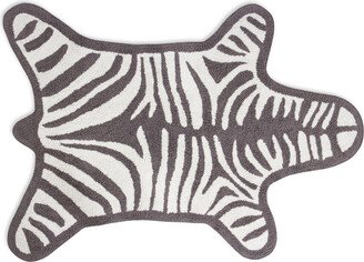 Reversible Zebra Bath Mat