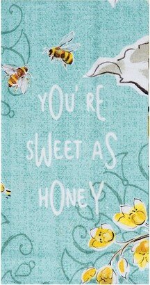 Sweet As Honey Home Printed Cotton Flour Sack Kitchen Towel