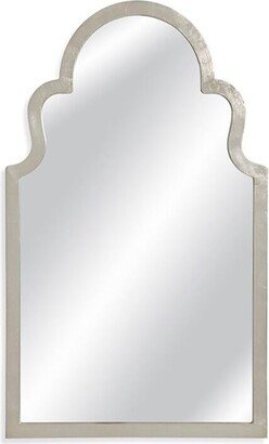 Snake River Décor Wood Wall Mirror in Silver Leaf - 24