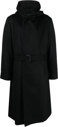 Hooded Belted Coat