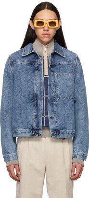 Blue Le Raphia 'La Veste de Nîmes Jao' Denim Jacket