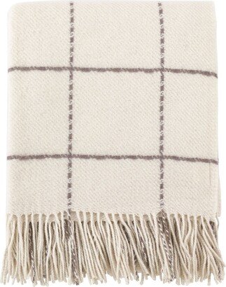 Saro Lifestyle Windowpane Throw