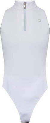 Zipped sleeveless bodysuit