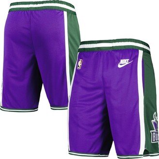 Men's Purple Milwaukee Bucks 2022/23 Classic Edition Swingman Performance Shorts