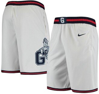 Men's White Gonzaga Bulldogs Limited Basketball Performance Shorts