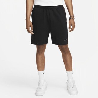 Men's Solo Swoosh French Terry Shorts in Black