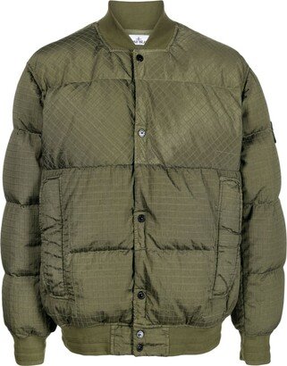 Compass-motif puffer jacket