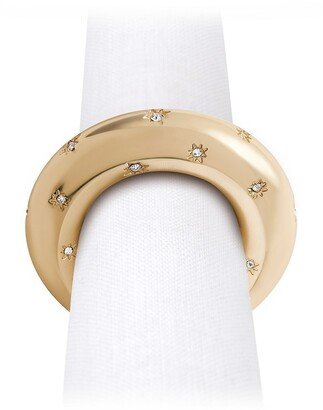 Stars 4-Piece Napkin Ring Set