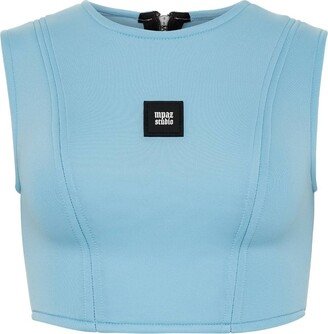 Mpaz Studio M - Crop Top Blue